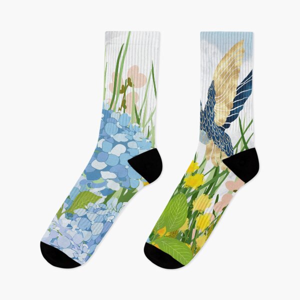 Item preview, Hummingbird Summer Garden designed and sold by spacefrogdesign.