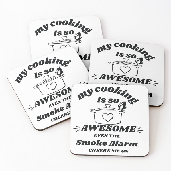 Item preview, My cooking is so awesome even the smoke alarm cheers me on designed and sold by HarrisStudio.