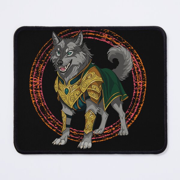 Item preview, Trickster Wolf – Norse Myth Armor Animal | Fantasy Loki Wolf Art designed and sold by KristaKaista.