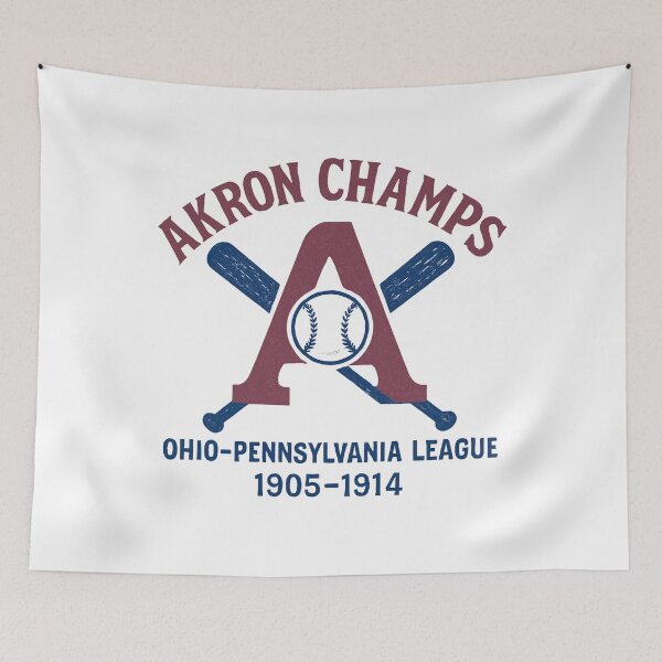 Item preview, Akron Champs – Vintage Minor League Baseball Design (Ohio–Pennsylvania League 1905–1914) designed and sold by BackstopAndCo.