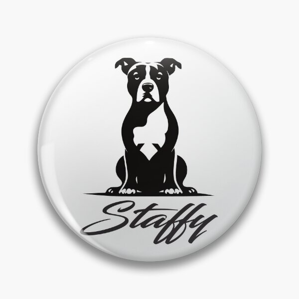 Item preview, Staffordshire Terrier Design – Powerful & Loyal designed and sold by RetroMaritalArt.