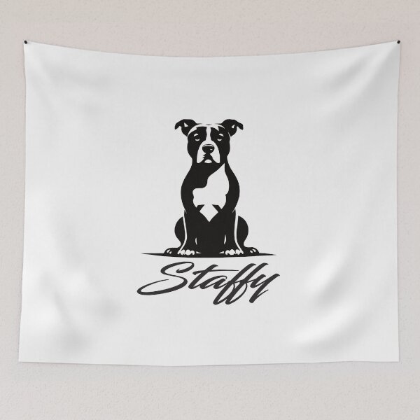 Item preview, Staffordshire Terrier Design – Powerful & Loyal designed and sold by RetroMaritalArt.