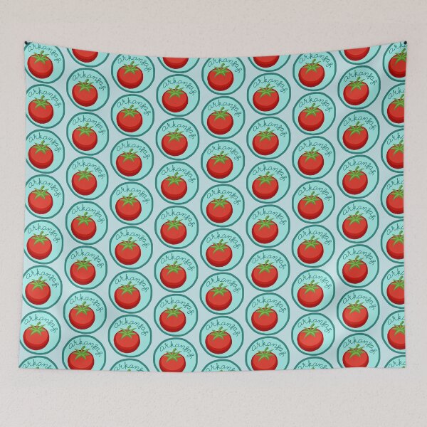 Item preview, Fruit Sticker Produce Label - Arkansas Tomato designed and sold by dogwithanipad.