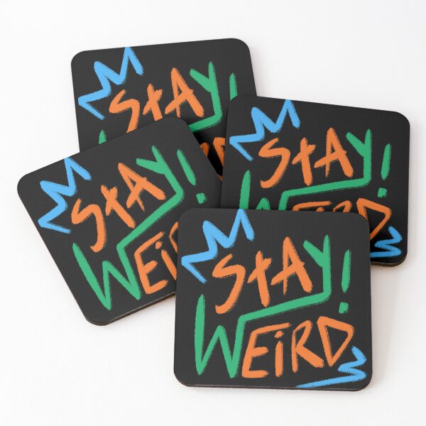Item preview, Stay Weird – Bold Handwritten Typography Quote Design designed and sold by bibyfantie.