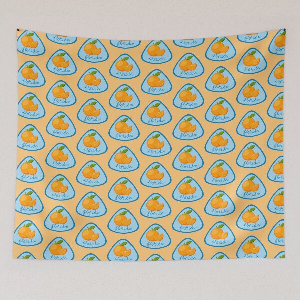 Item preview, Fruit Sticker Produce Label - Florida Orange designed and sold by dogwithanipad.