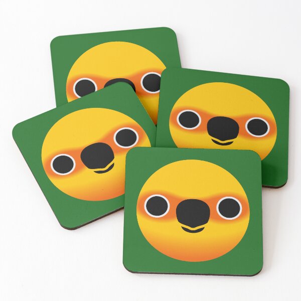Item preview, The face of a Jenday Conure designed and sold by INKOYADO.