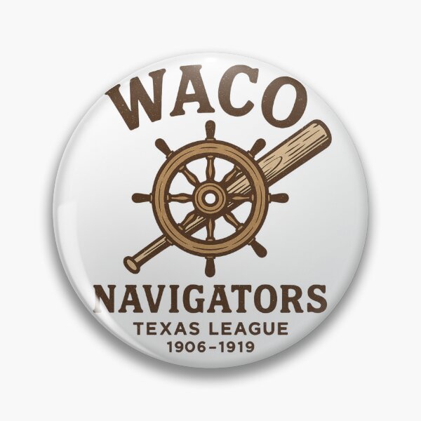 Item preview, Waco Navigators Vintage Baseball Logo – Texas League 1906–1919 designed and sold by BackstopAndCo.