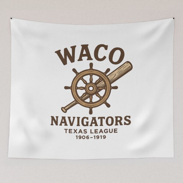 Item preview, Waco Navigators Vintage Baseball Logo – Texas League 1906–1919 designed and sold by BackstopAndCo.