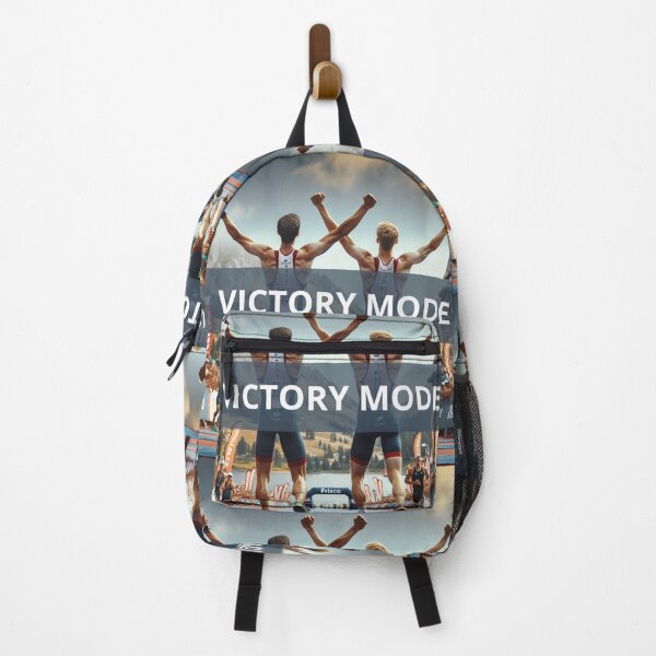 Item preview, Victory Mode Activated – Triathlon Finish Line Celebration Design designed and sold by Triathlongram.