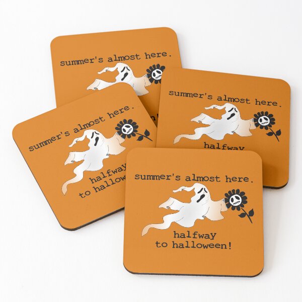Item preview, summer is almost here. halfway to halloween - funny ghost designed and sold by kobyakov.