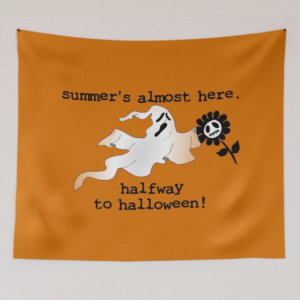 Item preview, summer is almost here. halfway to halloween - funny ghost designed and sold by kobyakov.