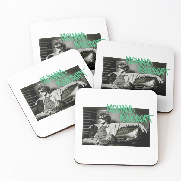 Item preview, Richard Ashcroft relaxing on a couch (green text) designed and sold by Manchester Design Studio.