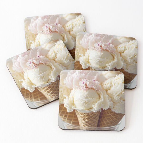 Item preview, Flower-topped ice cream cones designed and sold by anytka.