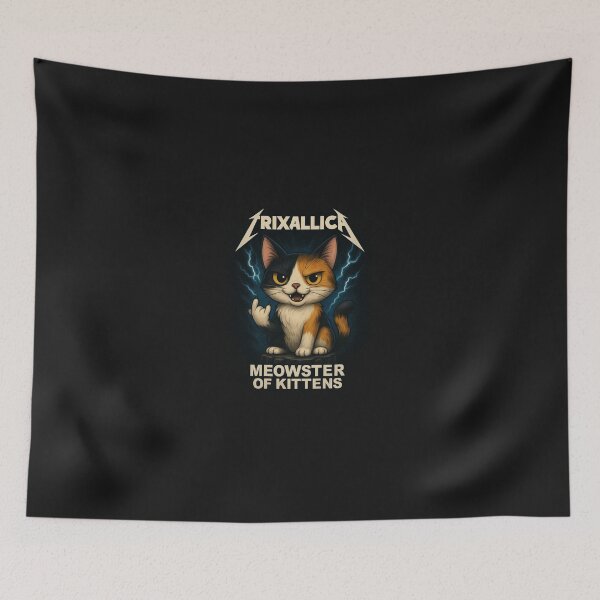 Item preview, Trixallica – Meowtal Cat Vibes designed and sold by TrixiDesigns.