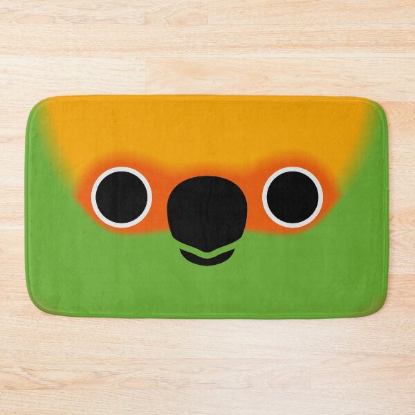 Item preview, The face of a Golden-capped parakeet designed and sold by INKOYADO.