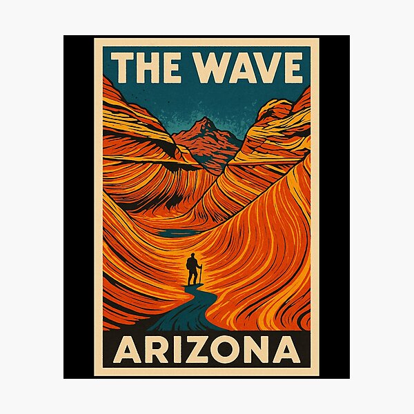 Item preview, Caminata por la arenisca de The Wave, Arizona designed and sold by MojaveTradePost.