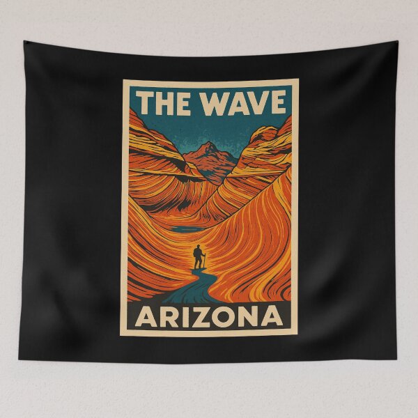 Item preview, The Wave Arizona Sandstone Hike designed and sold by MojaveTradePost.