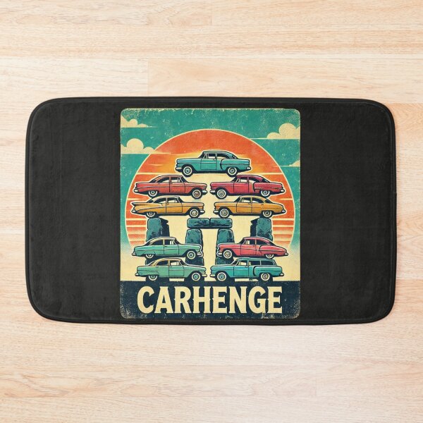 Item preview, Carhenge - Retro Road Trip Monument designed and sold by ByBryteG.