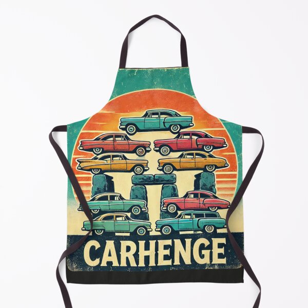 Item preview, Carhenge - Retro Road Trip Monument designed and sold by ByBryteG.