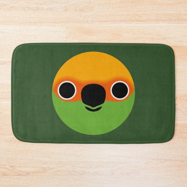 Item preview, The face of a Golden-capped parakeet designed and sold by INKOYADO.