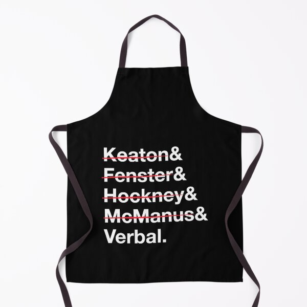 Item preview, Verbal – The Usual Suspects Inspired – Crossed-Out Names List - White Text designed and sold by NiceHatHarry.