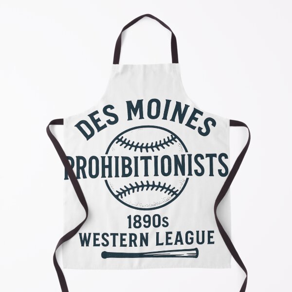 Item preview, Des Moines Prohibitionists Vintage Baseball Logo – Western League 1890s designed and sold by BackstopAndCo.