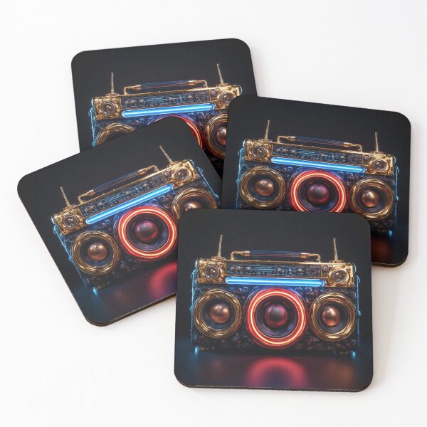 Item preview, Vintage Boombox Art  designed and sold by TheDarkWardrobe.