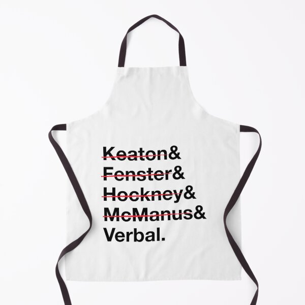 Item preview, Verbal – The Usual Suspects Inspired – Crossed-Out Names List - Black text designed and sold by NiceHatHarry.