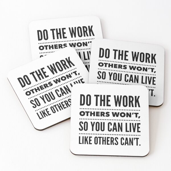 Item preview, Do the Work Others Won’t, So You Can Live Like Others Can’t - Second‑Act Hustle Quote designed and sold by Soaring Eagle.