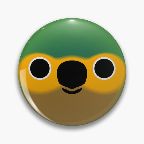 Item preview, The face of a Brown-throated parakeet designed and sold by INKOYADO.