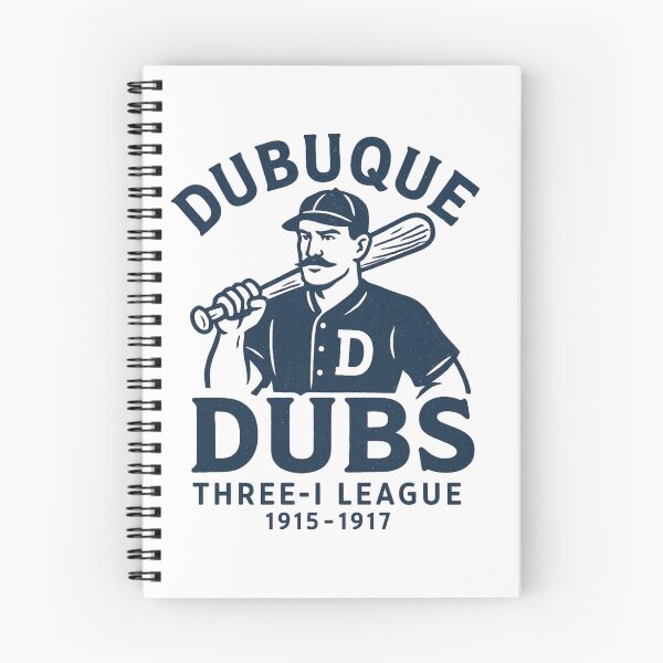 Item preview, Dubuque Dubs Vintage Baseball Logo – Three-I League (1915–1917) designed and sold by BackstopAndCo.