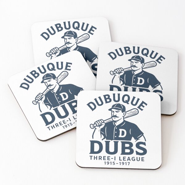 Item preview, Dubuque Dubs Vintage Baseball Logo – Three-I League (1915–1917) designed and sold by BackstopAndCo.