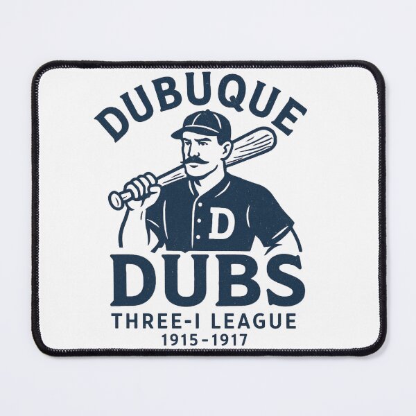 Item preview, Dubuque Dubs Vintage Baseball Logo – Three-I League (1915–1917) designed and sold by BackstopAndCo.