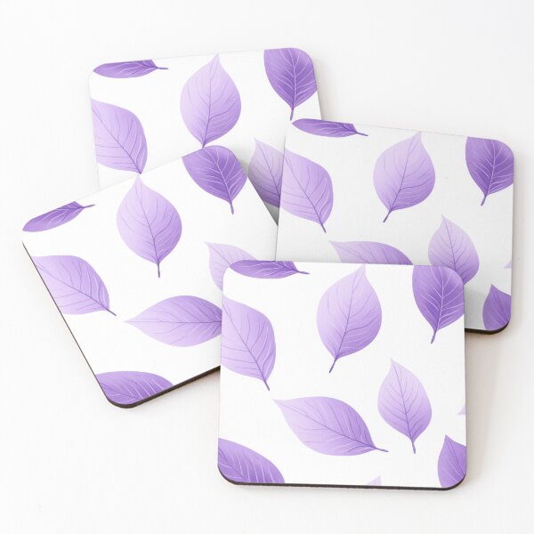 Item preview, Purple leaf design on white designed and sold by anytka.