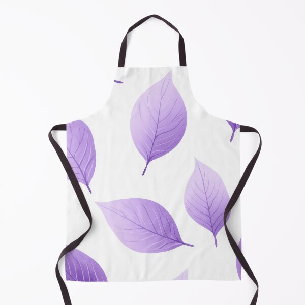 Item preview, Purple leaf design on white designed and sold by anytka.