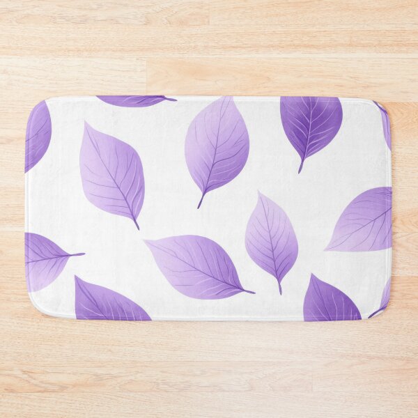 Item preview, Purple leaf design on white designed and sold by anytka.