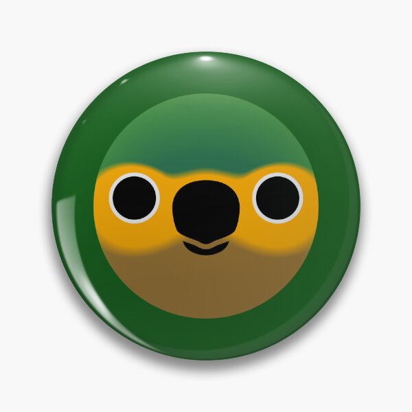 Item preview, The face of a Brown-throated parakeet designed and sold by INKOYADO.