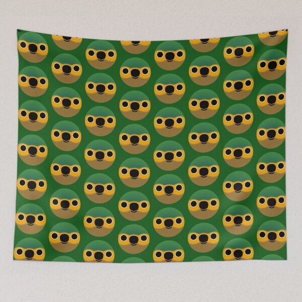 Item preview, The face of a Brown-throated parakeet designed and sold by INKOYADO.