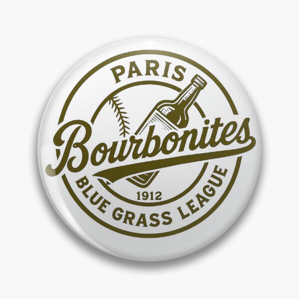 Item preview, Paris Bourbonites Vintage Baseball Logo – Blue Grass League 1912 designed and sold by BackstopAndCo.