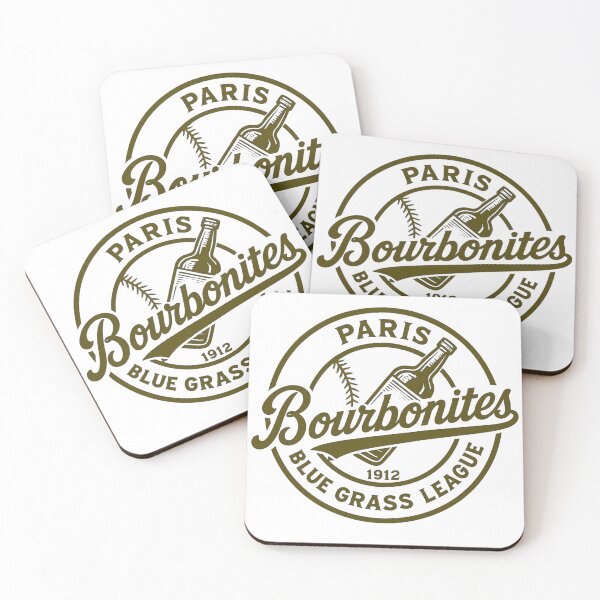 Item preview, Paris Bourbonites Vintage Baseball Logo – Blue Grass League 1912 designed and sold by BackstopAndCo.