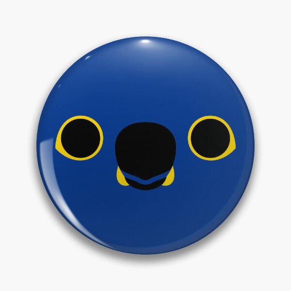 Item preview, The face of a Hyacinth macaw designed and sold by INKOYADO.