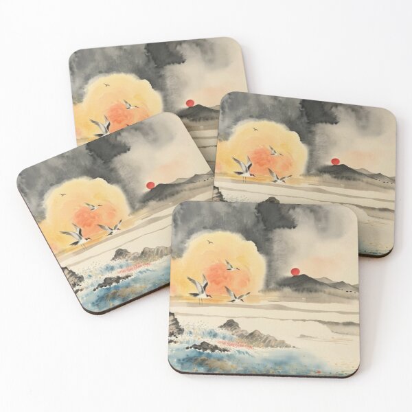 Item preview, The breaking surf 4（watercolour + AI) designed and sold by artsmeow.