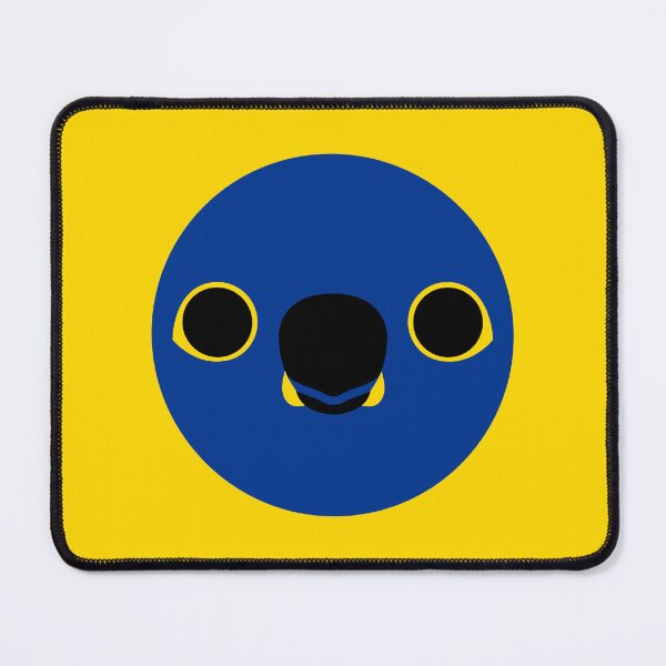 Item preview, The face of a Hyacinth macaw designed and sold by INKOYADO.