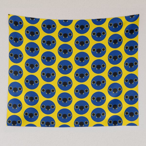 Item preview, The face of a Hyacinth macaw designed and sold by INKOYADO.