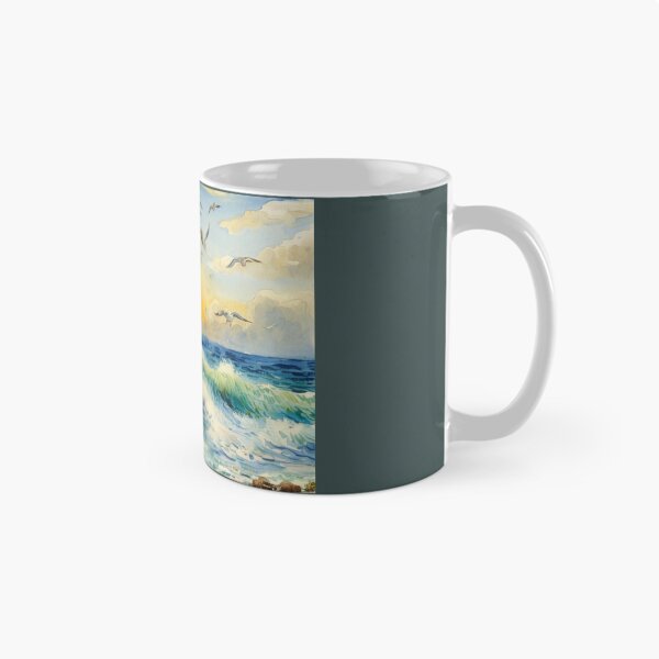 Item preview, The breaking surf 3（watercolour + AI) designed and sold by artsmeow.