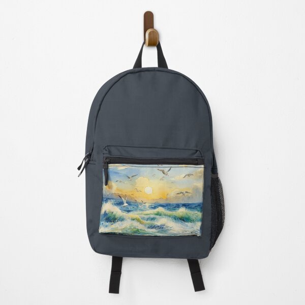 Item preview, The breaking surf 3(watercolour + AI) designed and sold by artsmeow.
