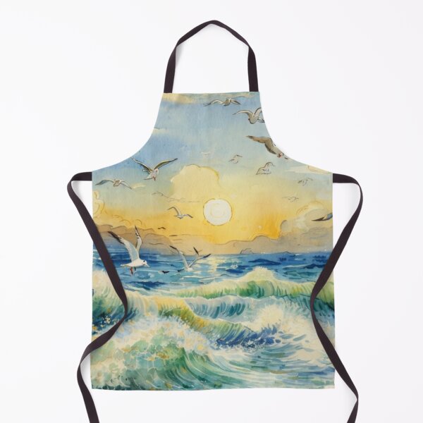 Item preview, The breaking surf 3(watercolour + AI) designed and sold by artsmeow.
