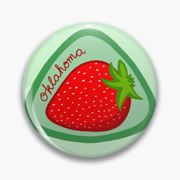 Item preview, Fruit Sticker Produce Label - Oklahoma Strawberry designed and sold by dogwithanipad.