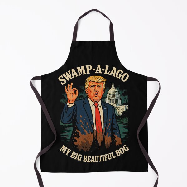 Item preview, Swamp-A-Lago Big Beautiful Bog Political Satire Caricature Design designed and sold by HappyResistance.
