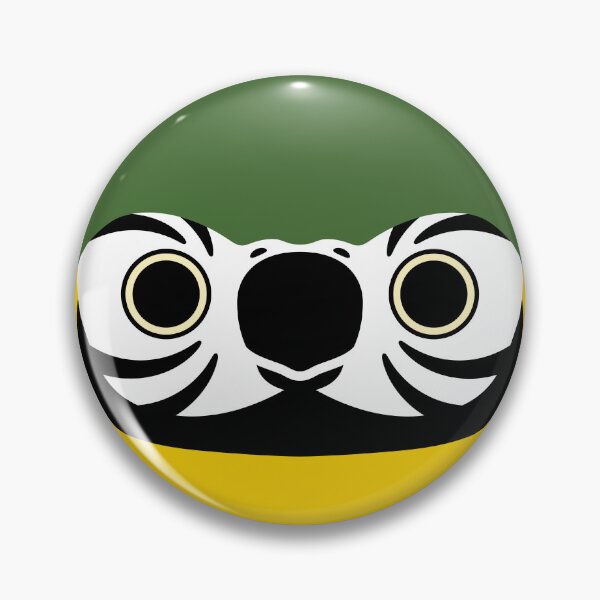Item preview, The face of a Blue-and-yellow macaw designed and sold by INKOYADO.